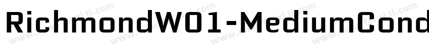 RichmondW01-MediumCond Regular字体转换